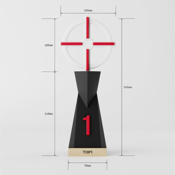 Trophée FPS - Top#1 - 2 couleurs