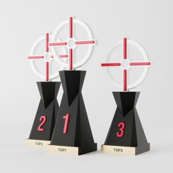 Trophées FPS - Pack Podium (1,2,3) - 2 couleurs