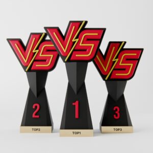 Trophées Versus Fighting - Pack Podium (1,2,3)